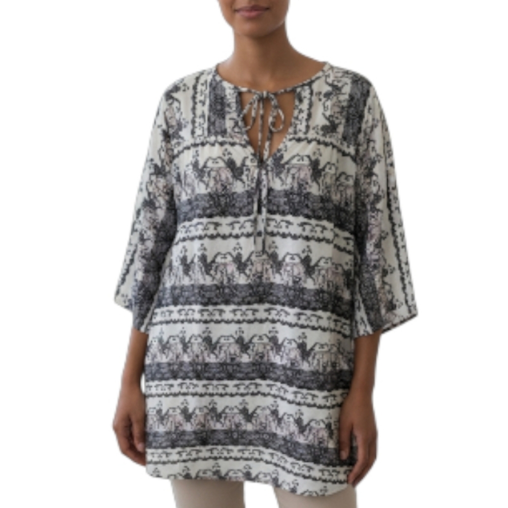 🦜 2/$10 Pixi + Ivy Elephant Print Tunic/Dress. Small.